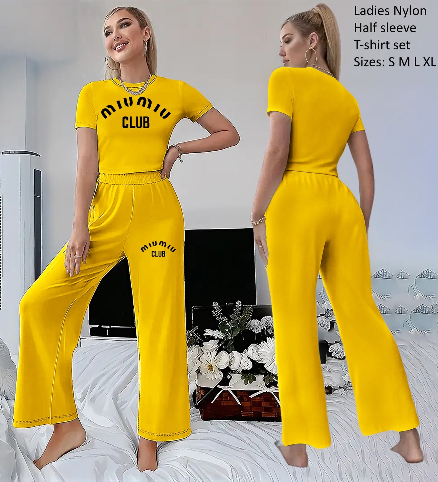 Ladies Night Wear 2 Pieces Sets