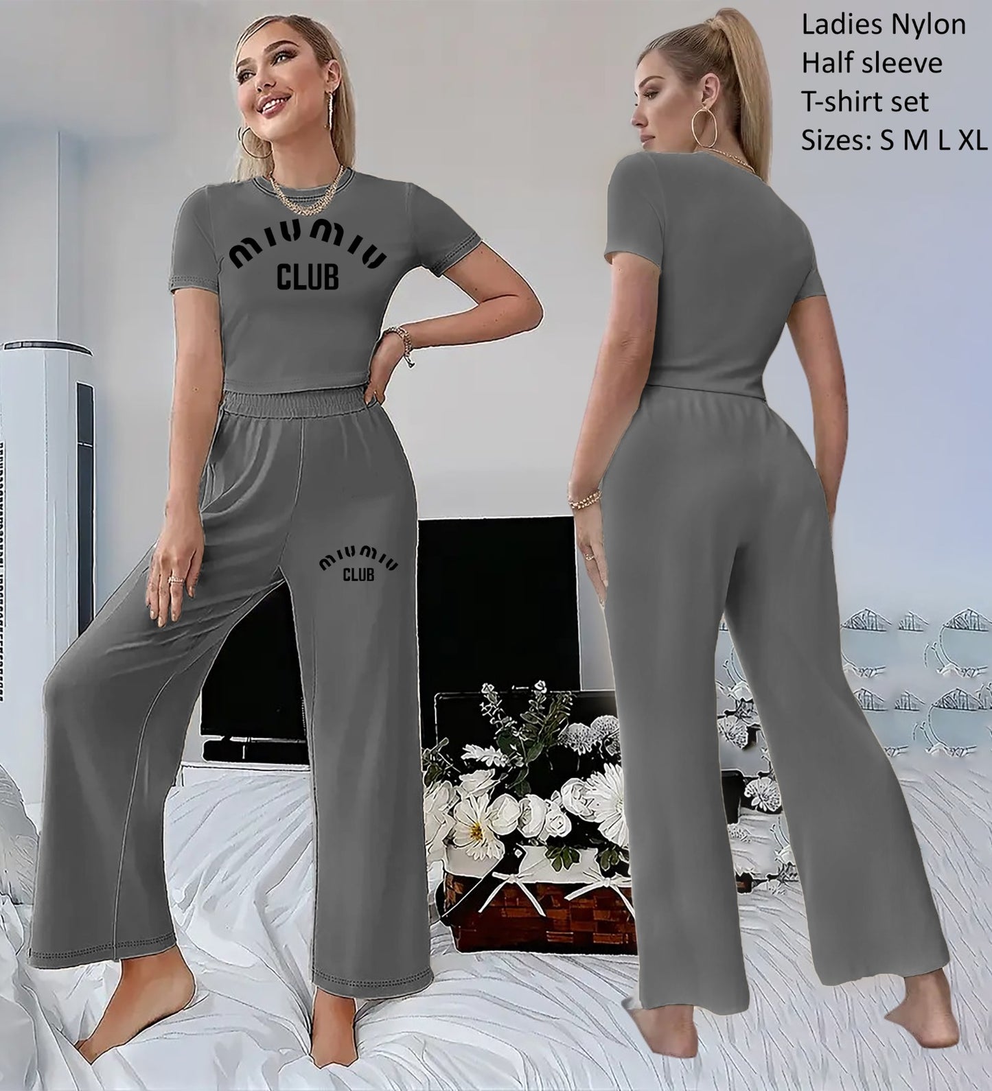 Ladies Night Wear 2 Pieces Sets