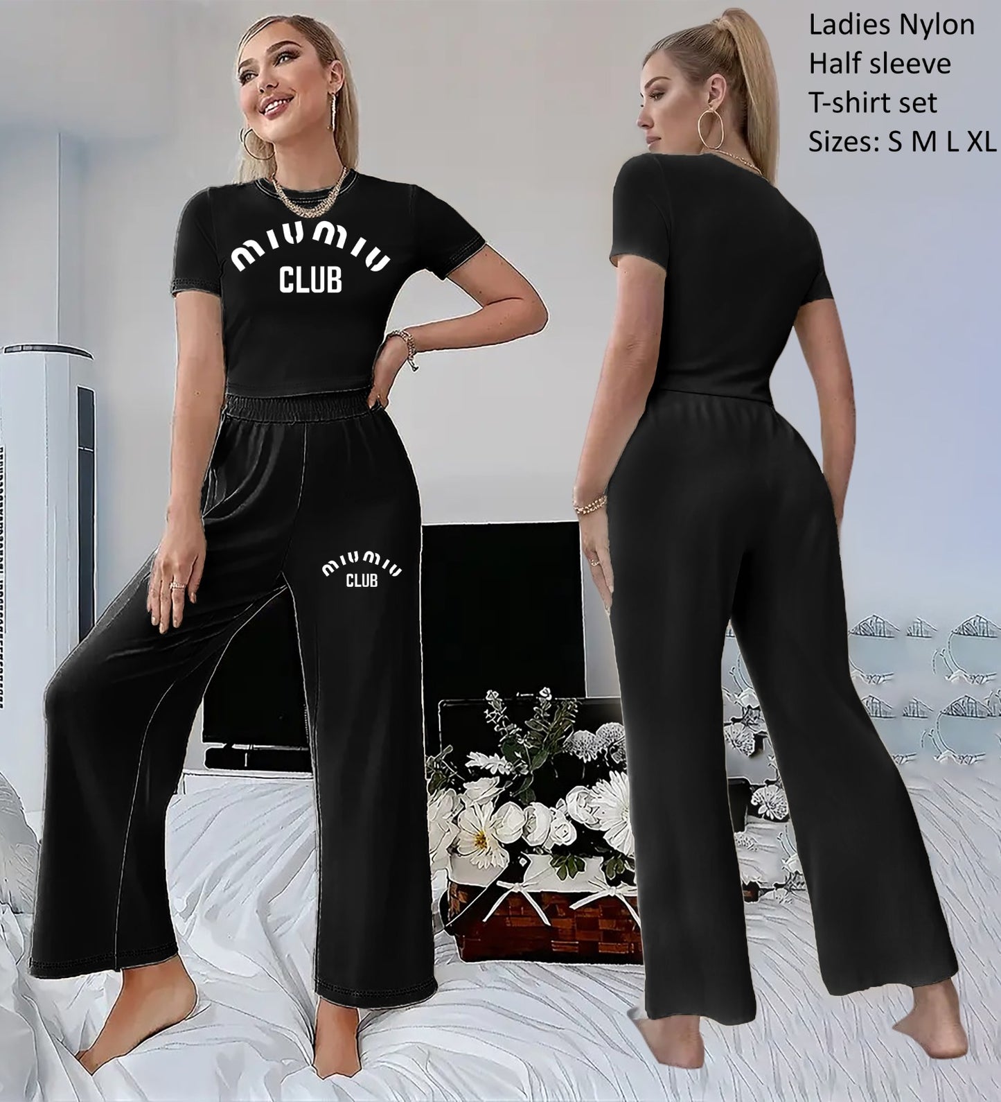Ladies Night Wear 2 Pieces Sets