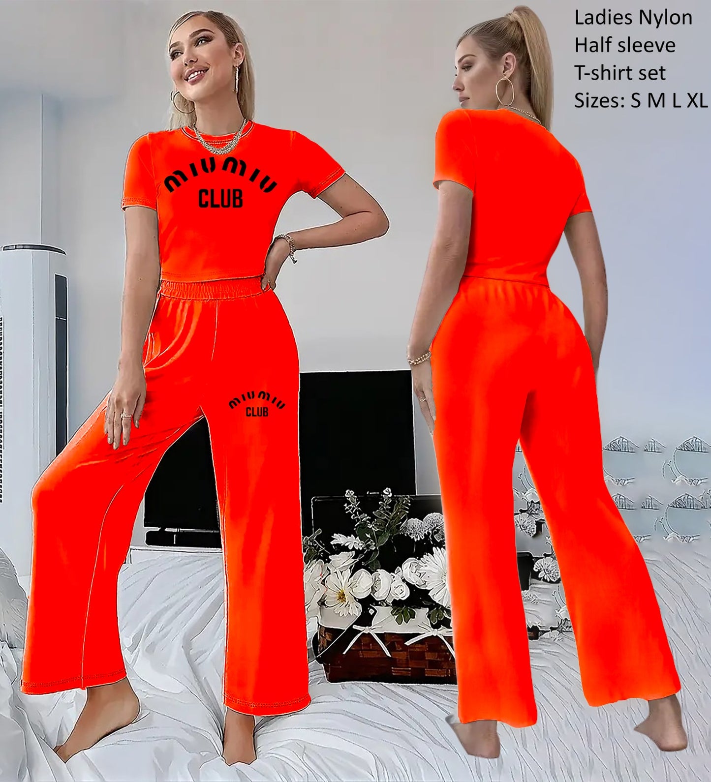 Ladies Night Wear 2 Pieces Sets