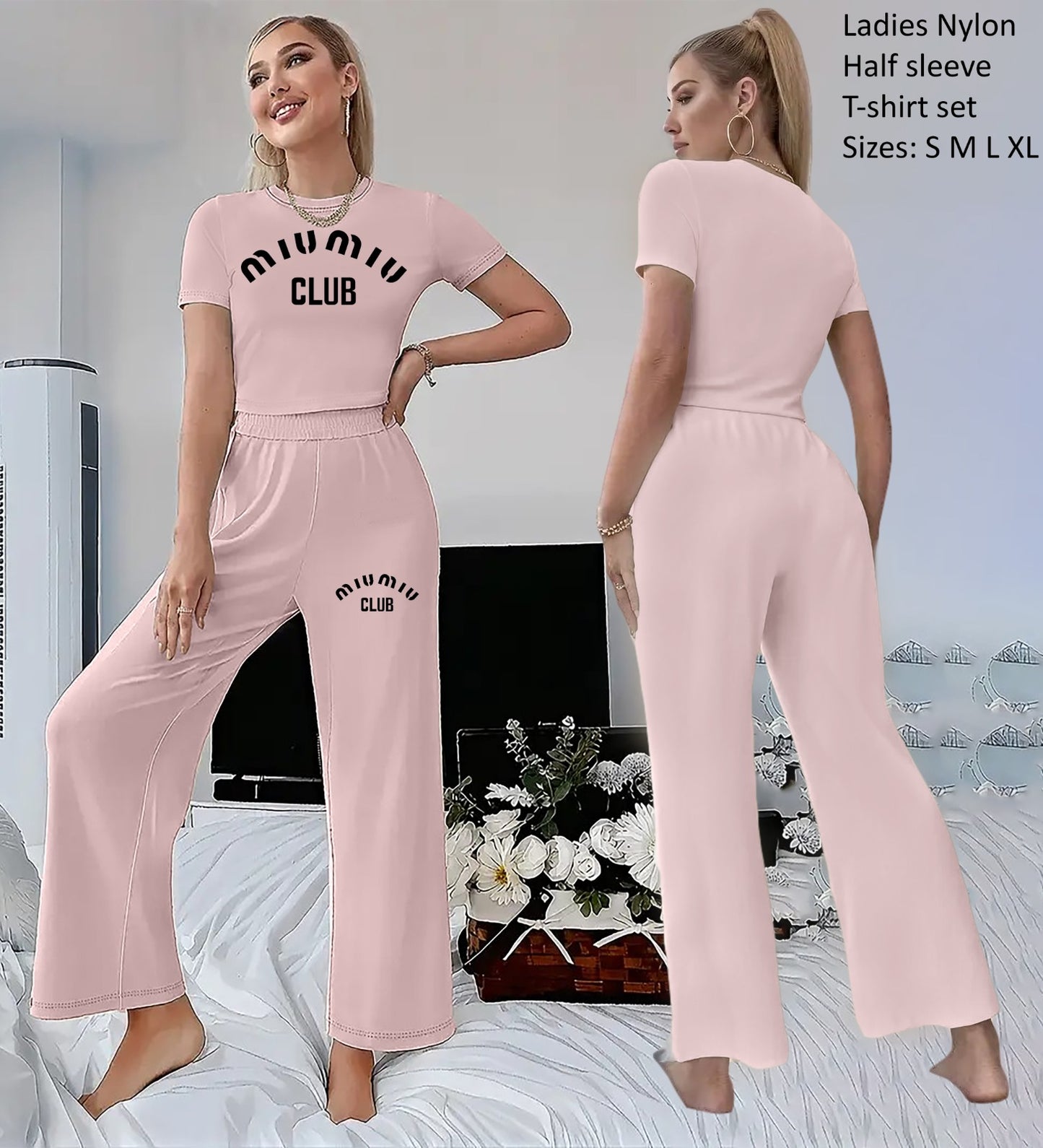 Ladies Night Wear 2 Pieces Sets
