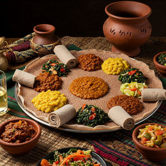 እንጀራ - Enjera – Ethiopian Traditional Flatbread